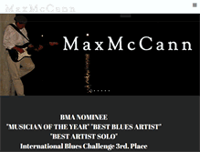 Tablet Screenshot of maxmccann.net